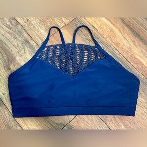 Women's Blue Lace Bralette